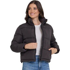 Cropped Puffer Jacket, Warm Winter Coats for Women, Trendy Cute Winter Jackets f